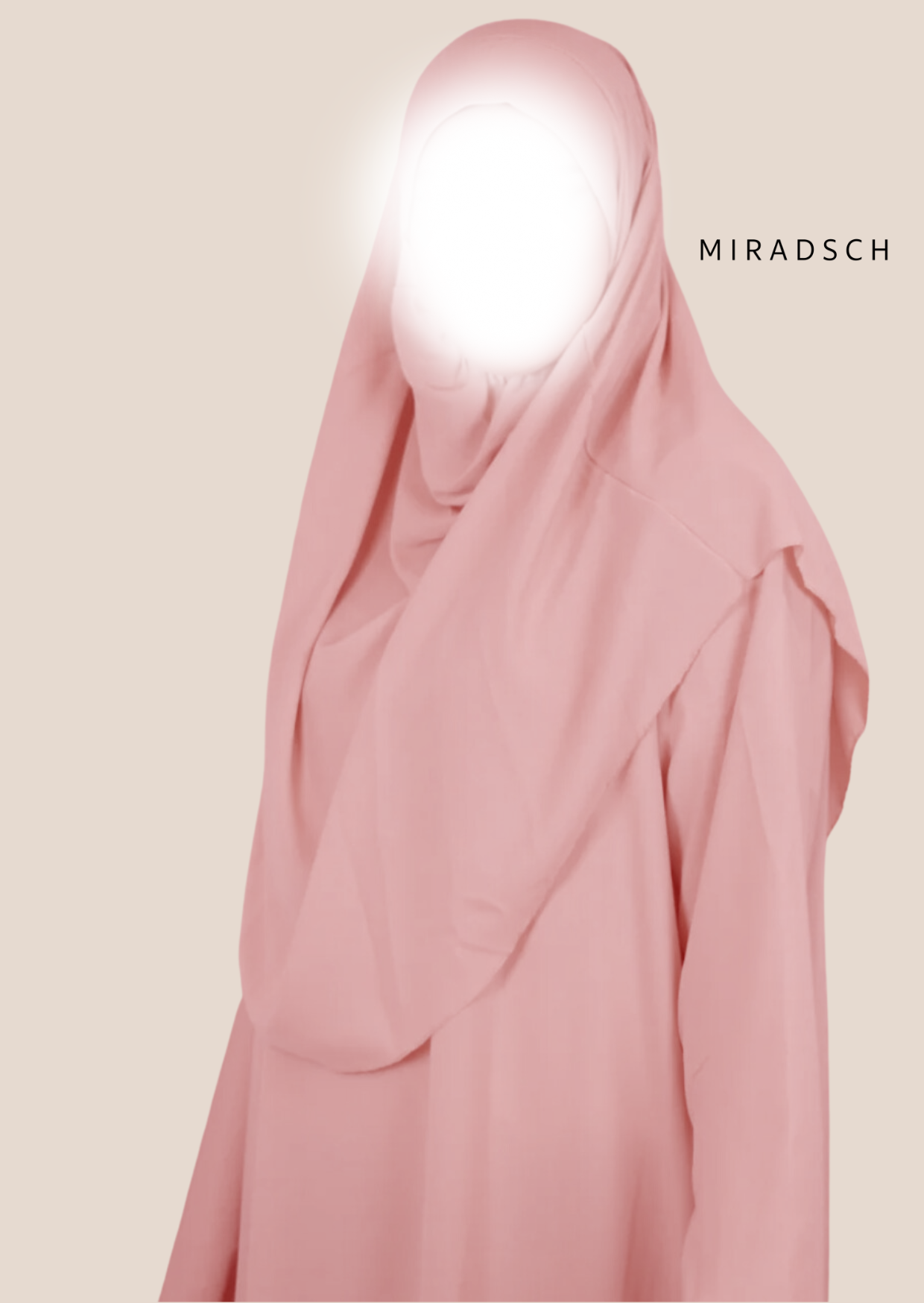 MEDINA SILK PRAYER DRESS - PINK
