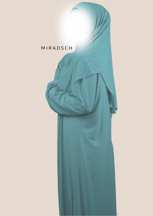 PREMIUM JERSEY PRAYER DRESS - OCEAN