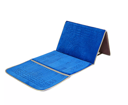Prayer rug with backrest