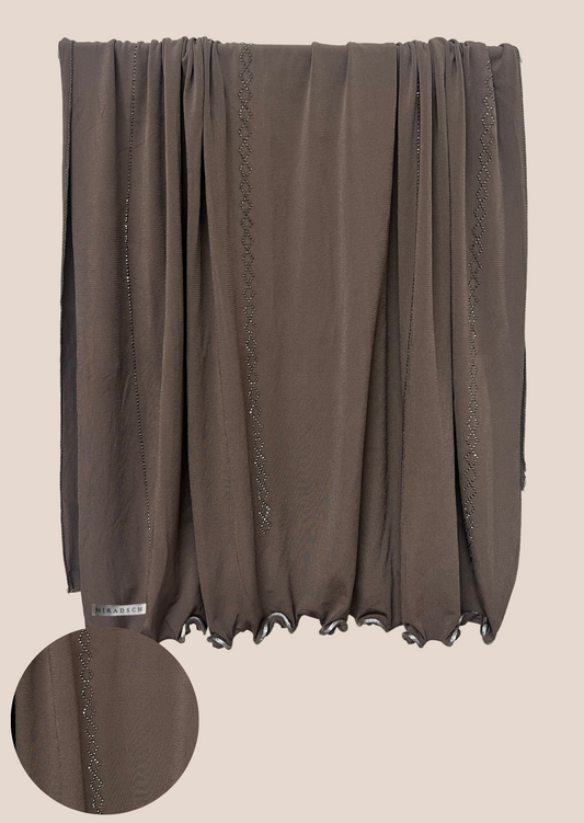 PREMIUM JERSEY STONES &lt;&gt;&lt;&gt; - WALNUT BROWN