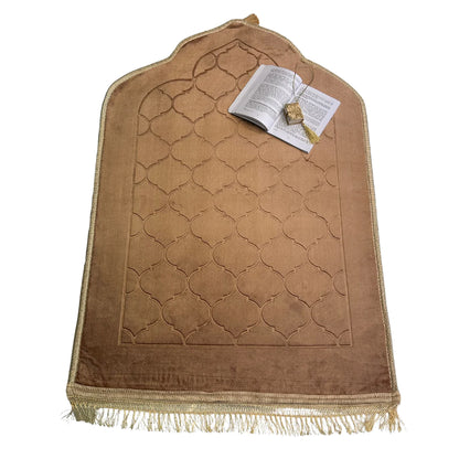 Premium velvet prayer rug
