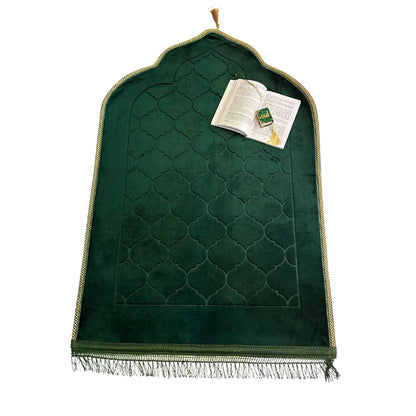 Premium velvet prayer rug
