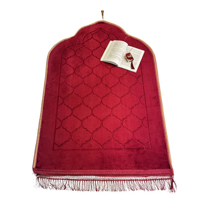 Premium velvet prayer rug