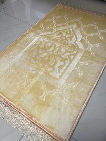 Luxurious prayer rug